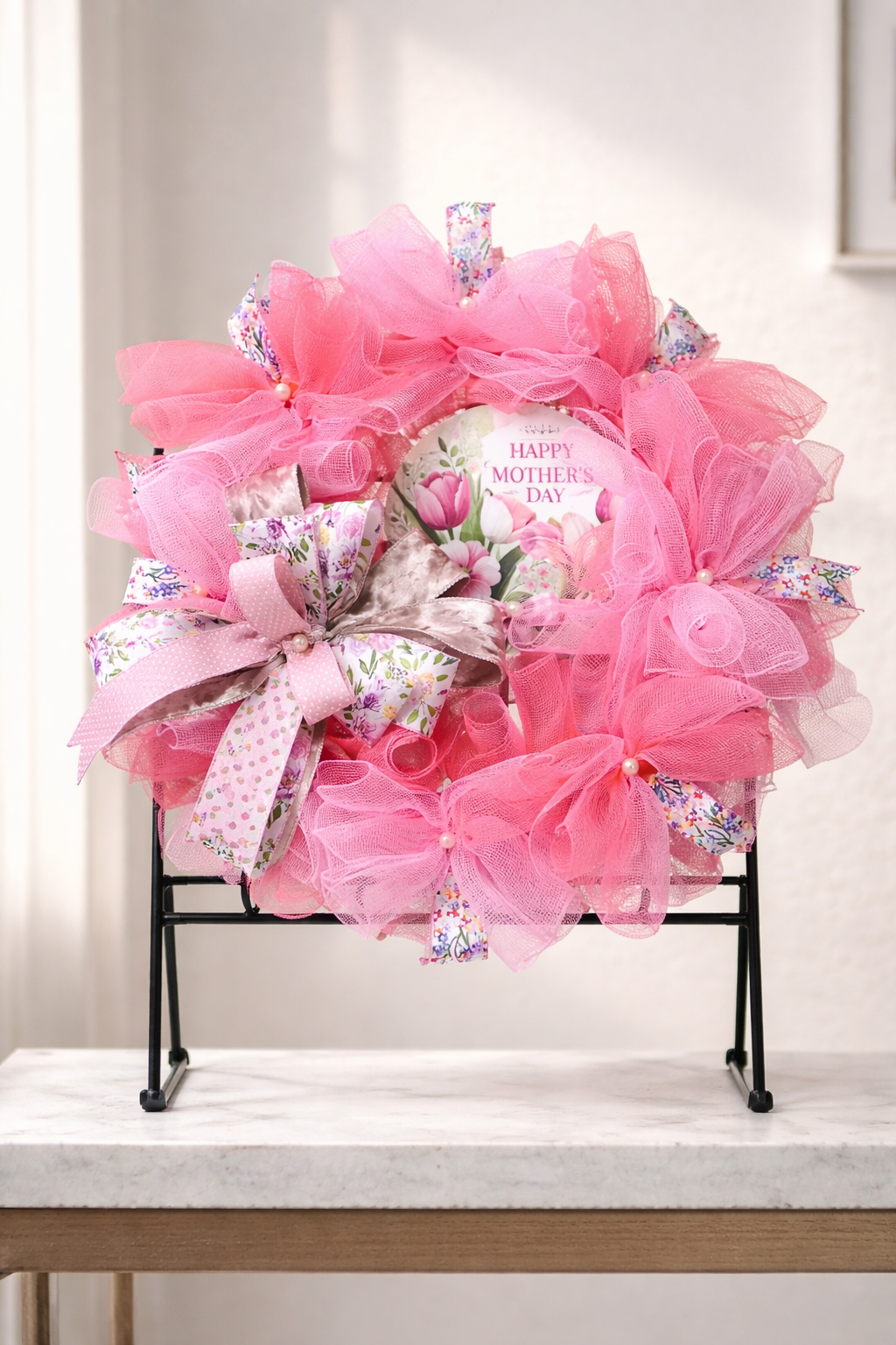 Mothers Day Pink Wreath