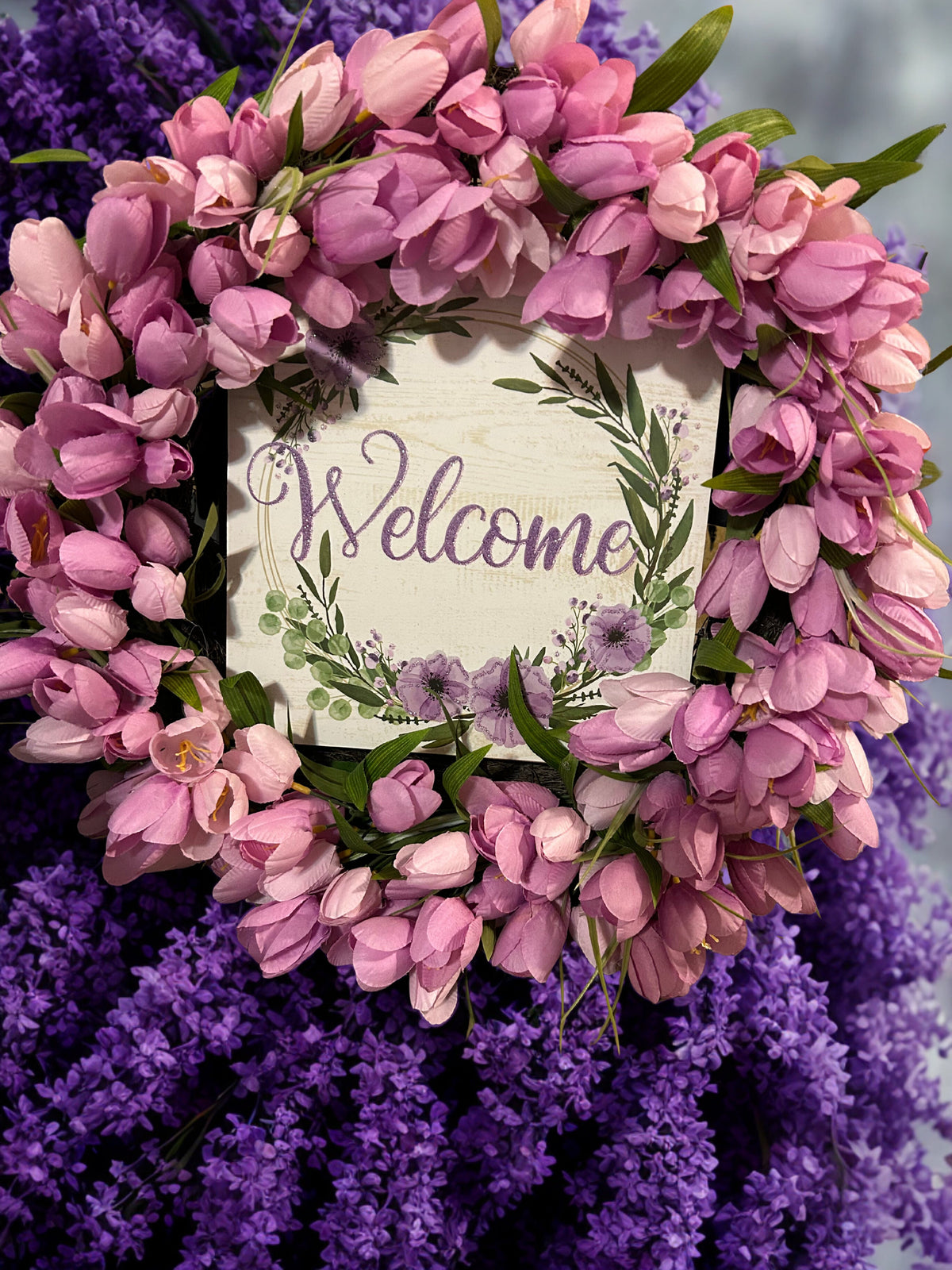 Beautiful Lavender Wreath