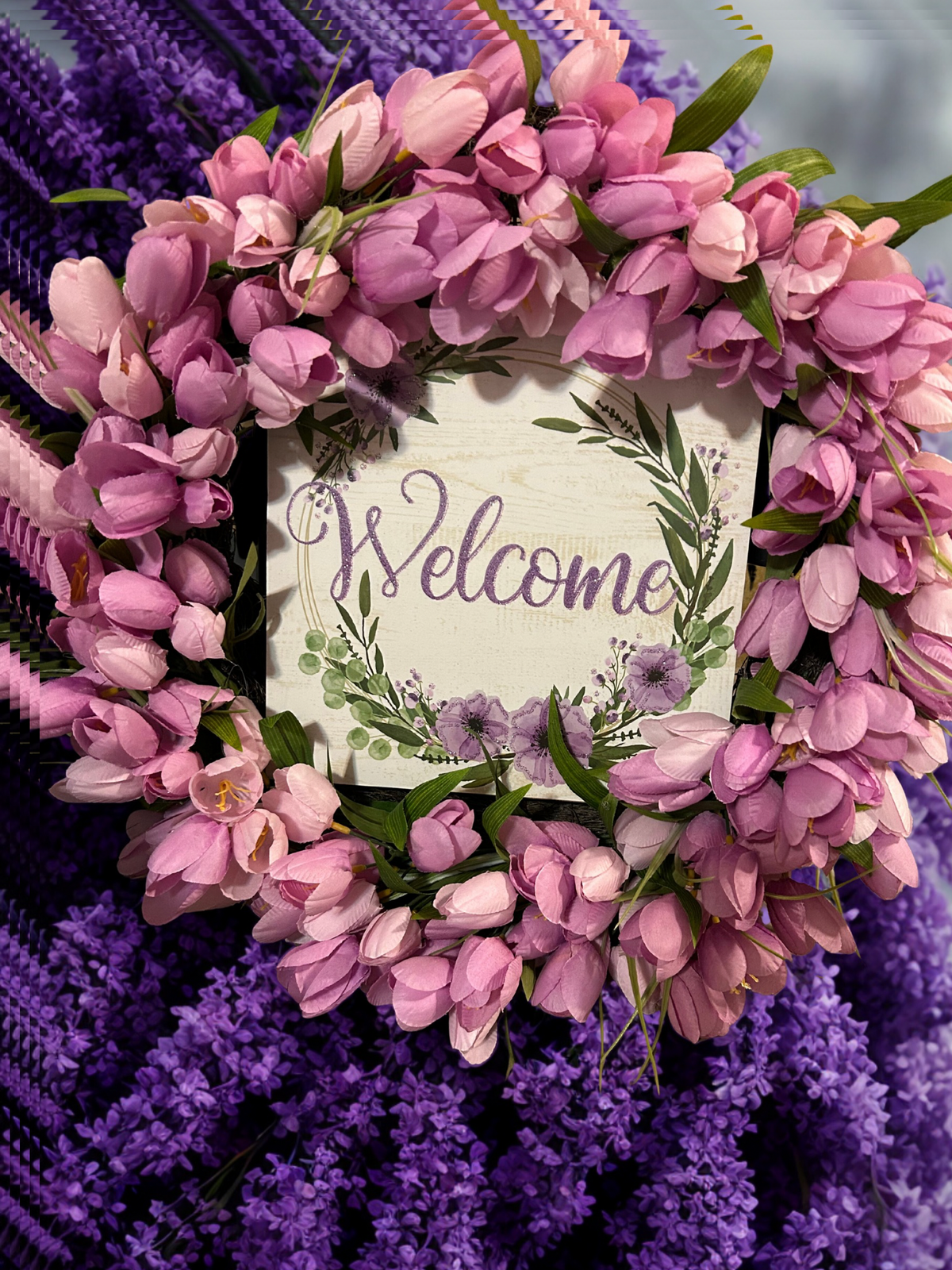 Beautiful Lavender Wreath