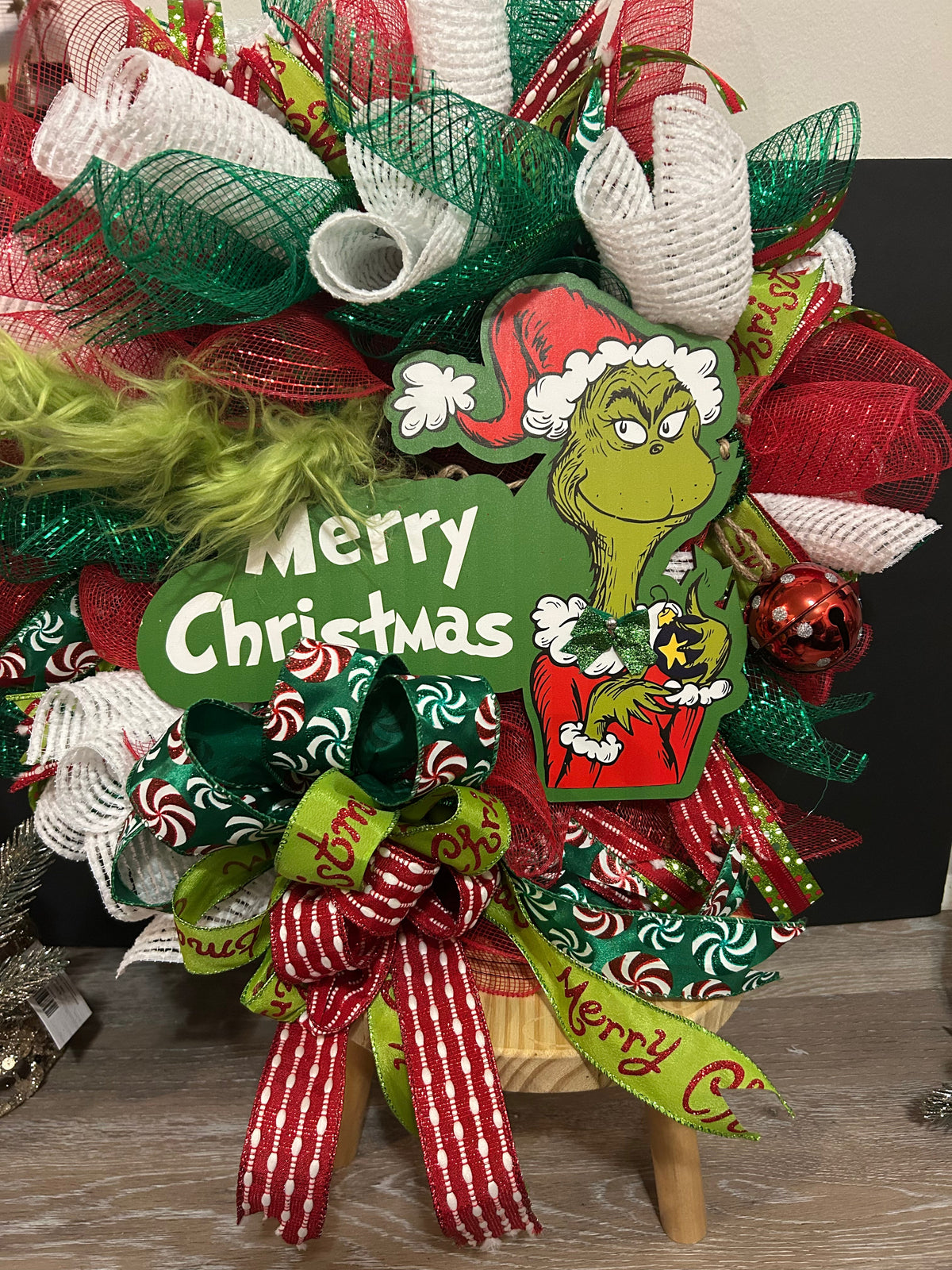 Grinch Wreath-Medium