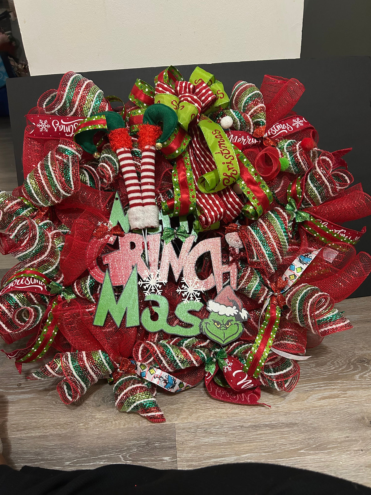 Grinch Wreath-Large