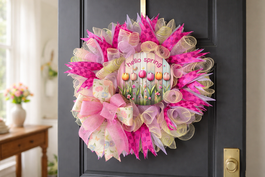 Spring Tulip Wreath