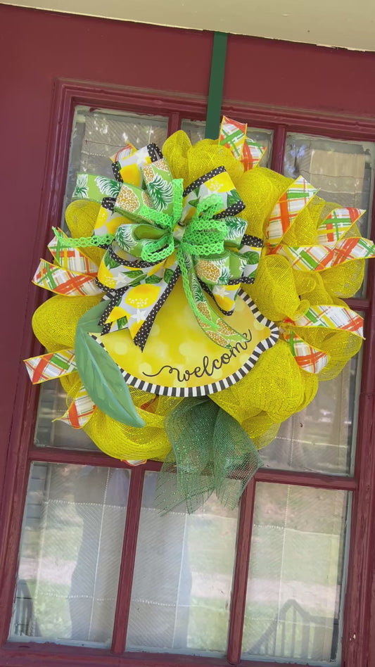Lemon Luscious Wreath