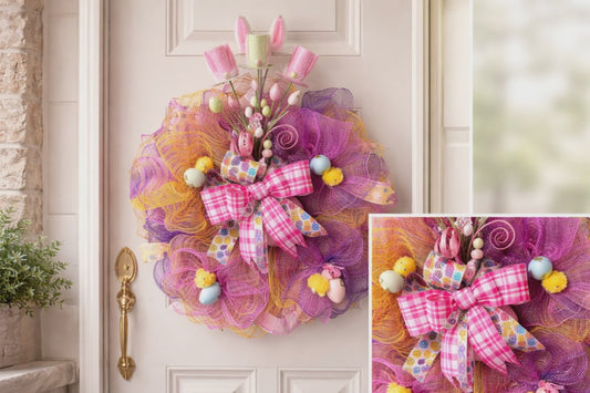 Easter Hat Wreath